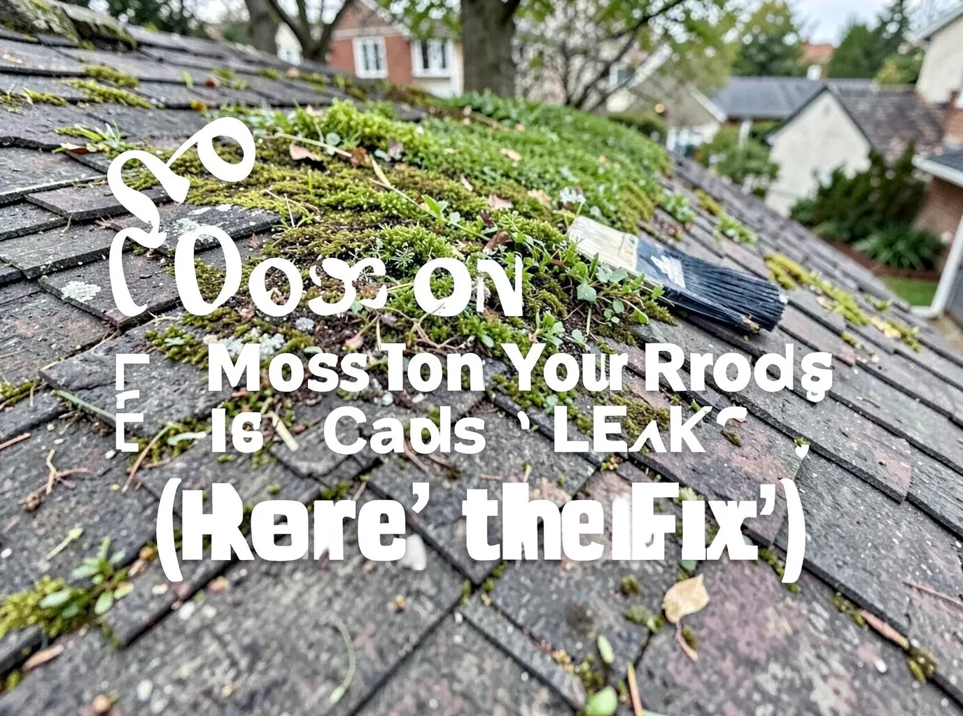 Moss on Your Roof Is Causing Leaks (Here's the Fix)