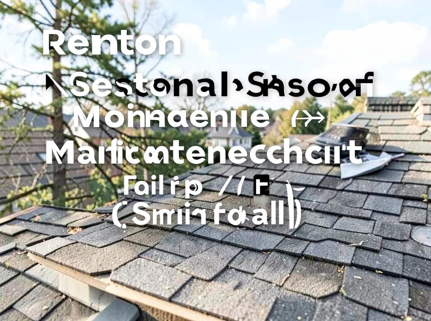Renton Seasonal Roof Maintenance Checklist (Spring/Fall)