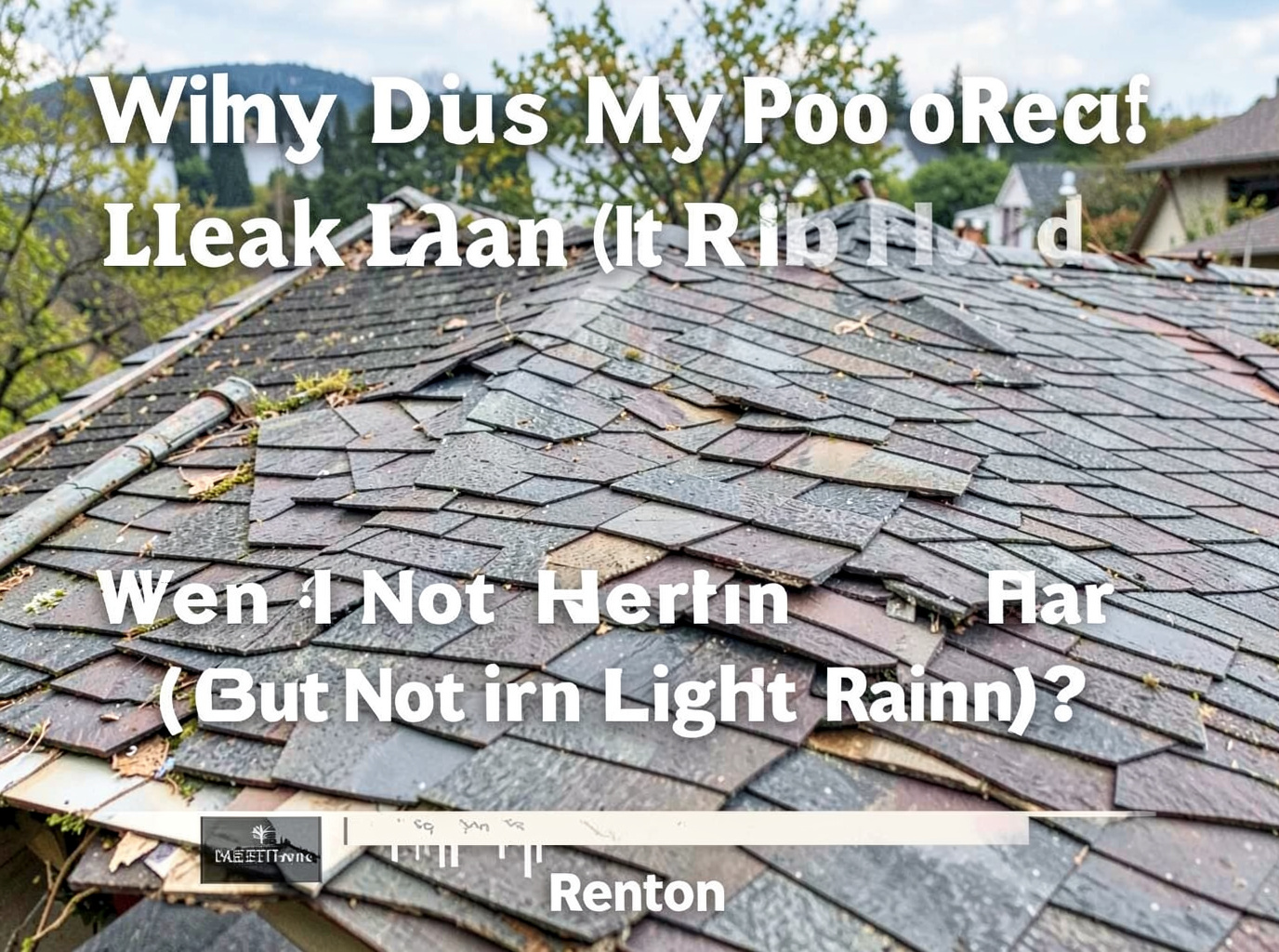 Why Does My Roof Leak When It Rains Hard (But Not in Light Rain)?